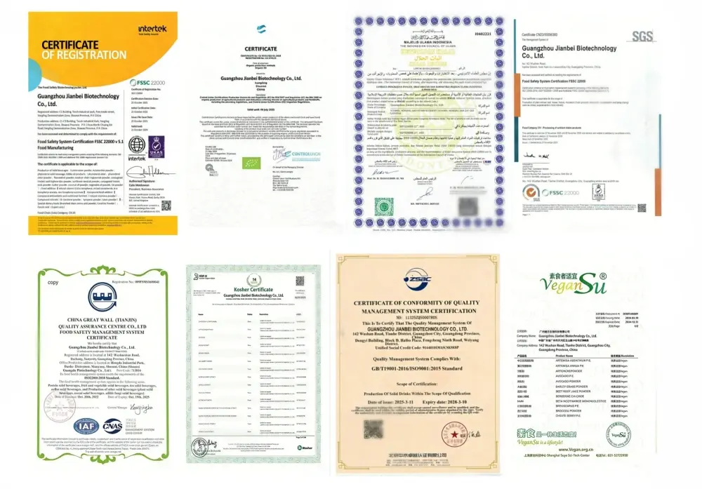 Our Certificates Our Certificates