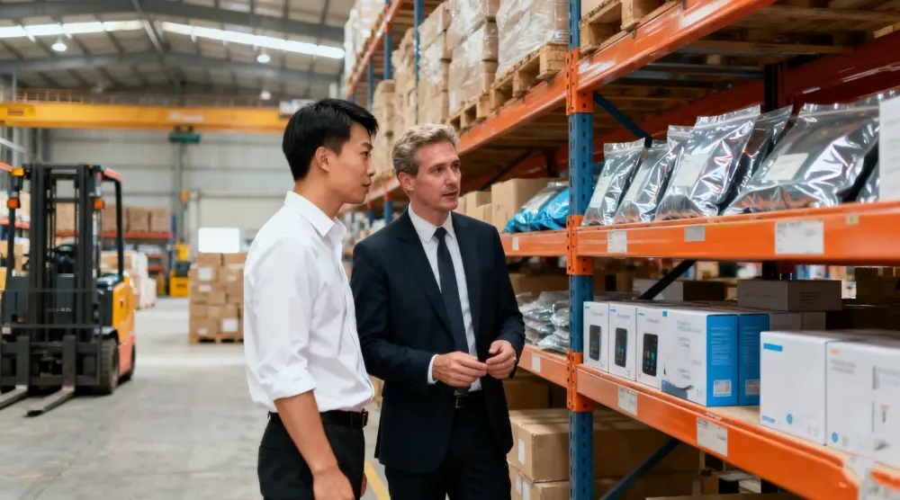 Visit factory warehouse with customers Visit factory warehouse with customers