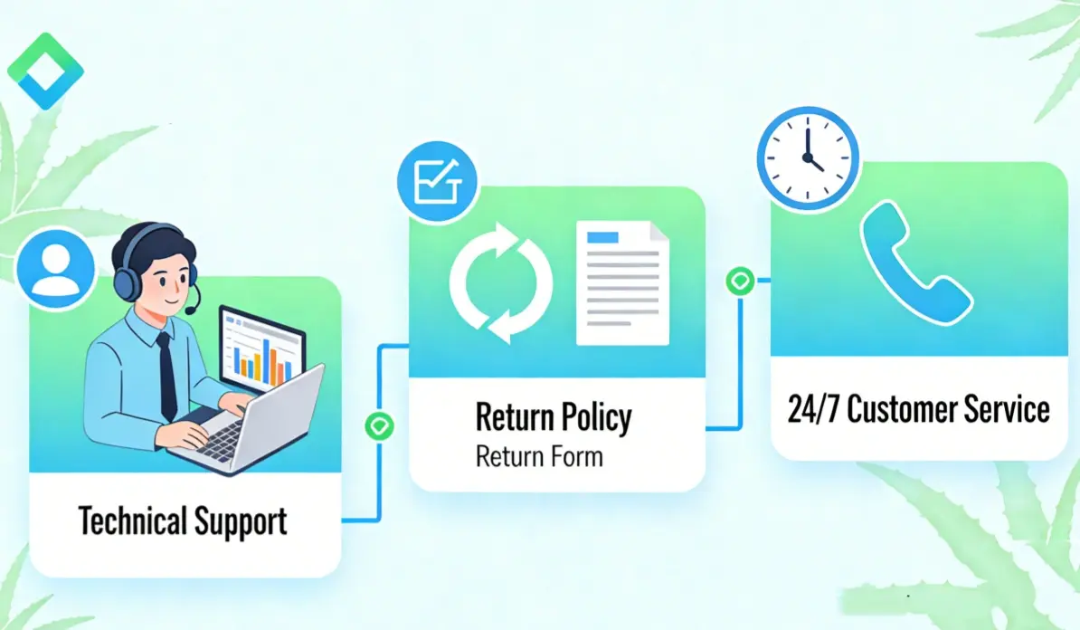 Thoughtful after-sales service Thoughtful after-sales service