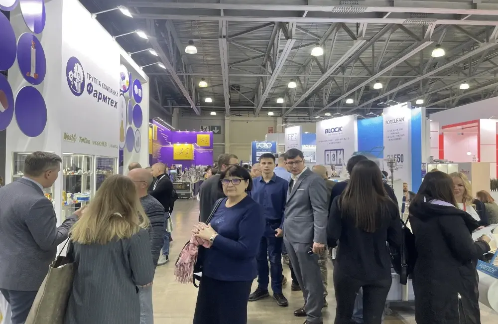 Customers at industry exhibitions