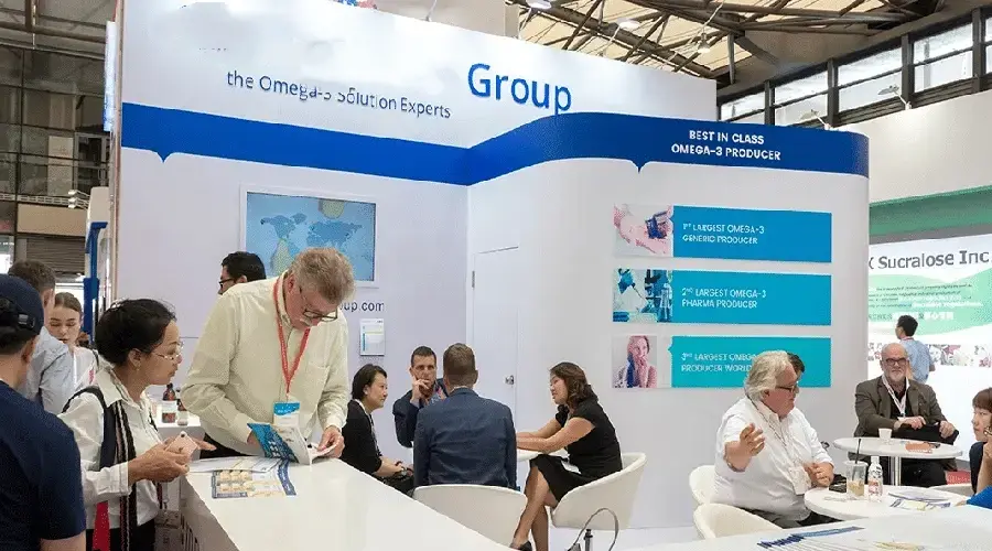 Customers at industry exhibitions Customers at industry exhibitions