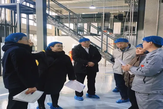 on the factory floor