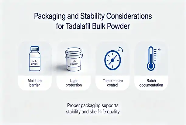 Packaging and Stability Considerations for Tadalafil Bulk Powder