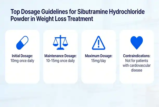 Top Dosage Guidelines for Sibutramine Hydrochloride Powder in Weight Loss Treatment