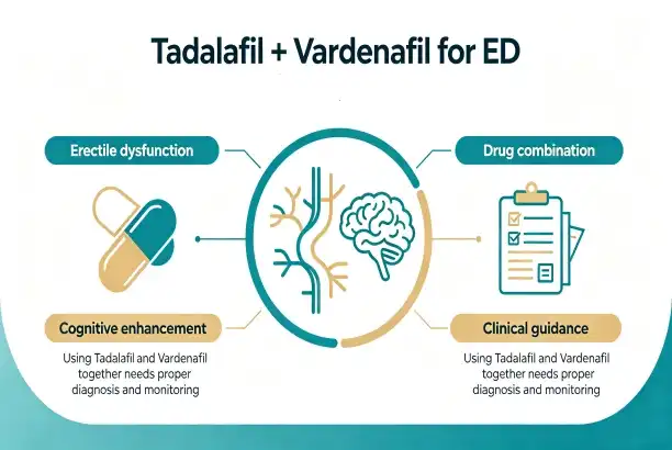 Tadalafil + Vardenafil for ED and Cognitive Enhancement
